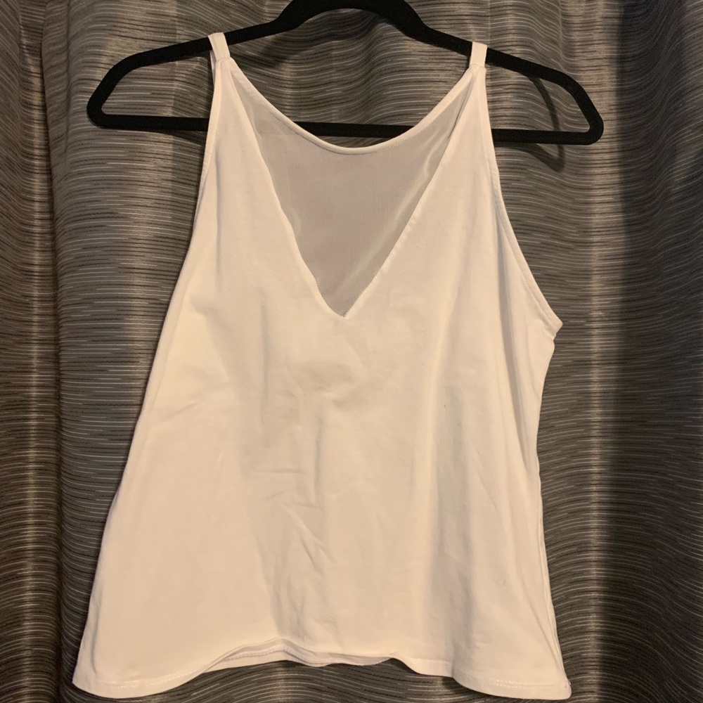 White tank top
